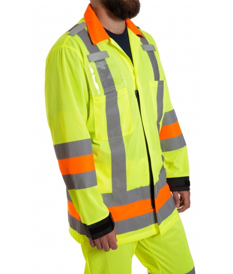 Hi Vis MTQ flagman vest
